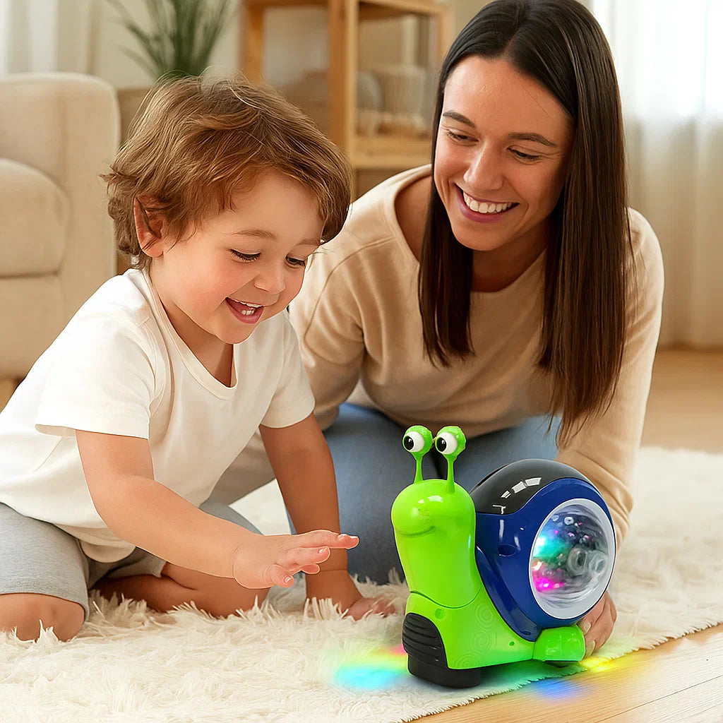 Glowing and Music Playing Crawling Snail Toy