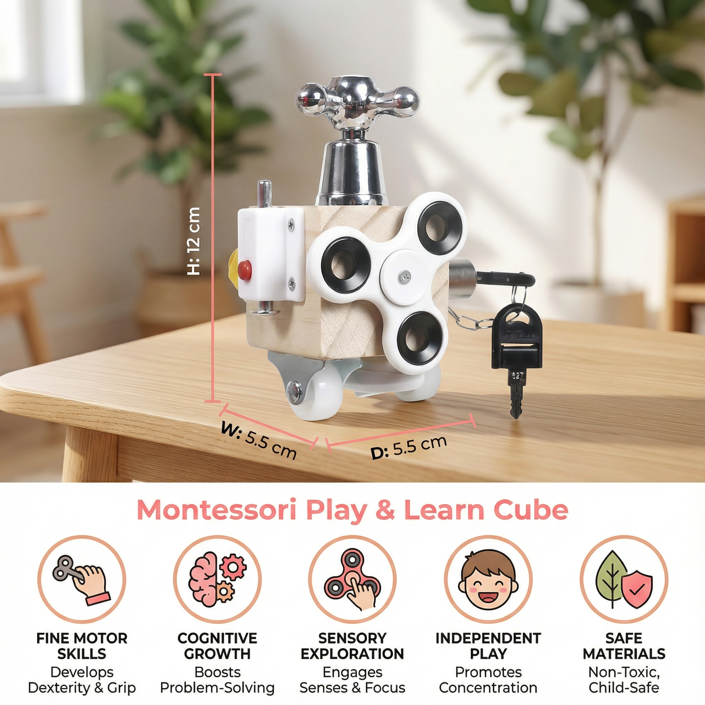 Montessori Play & Learn Cube