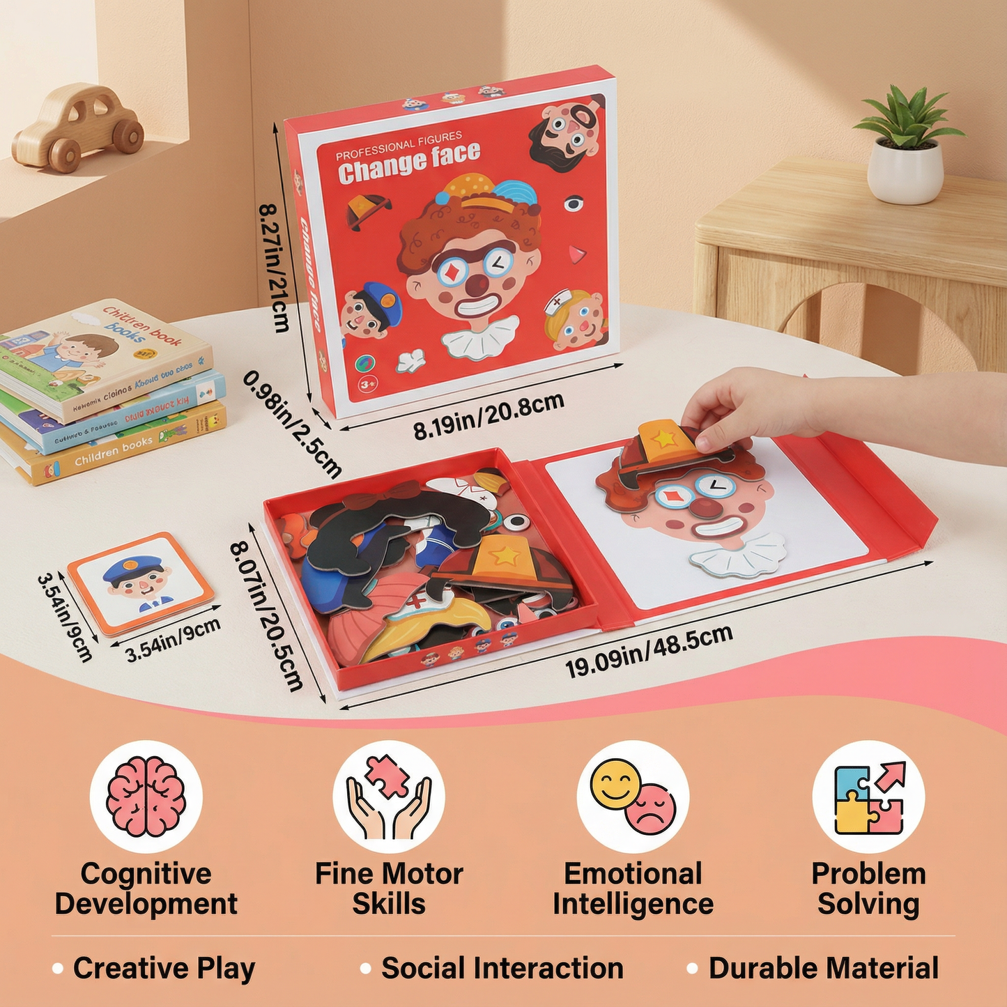 Educational Facial Expression Learning Puzzle for Kids