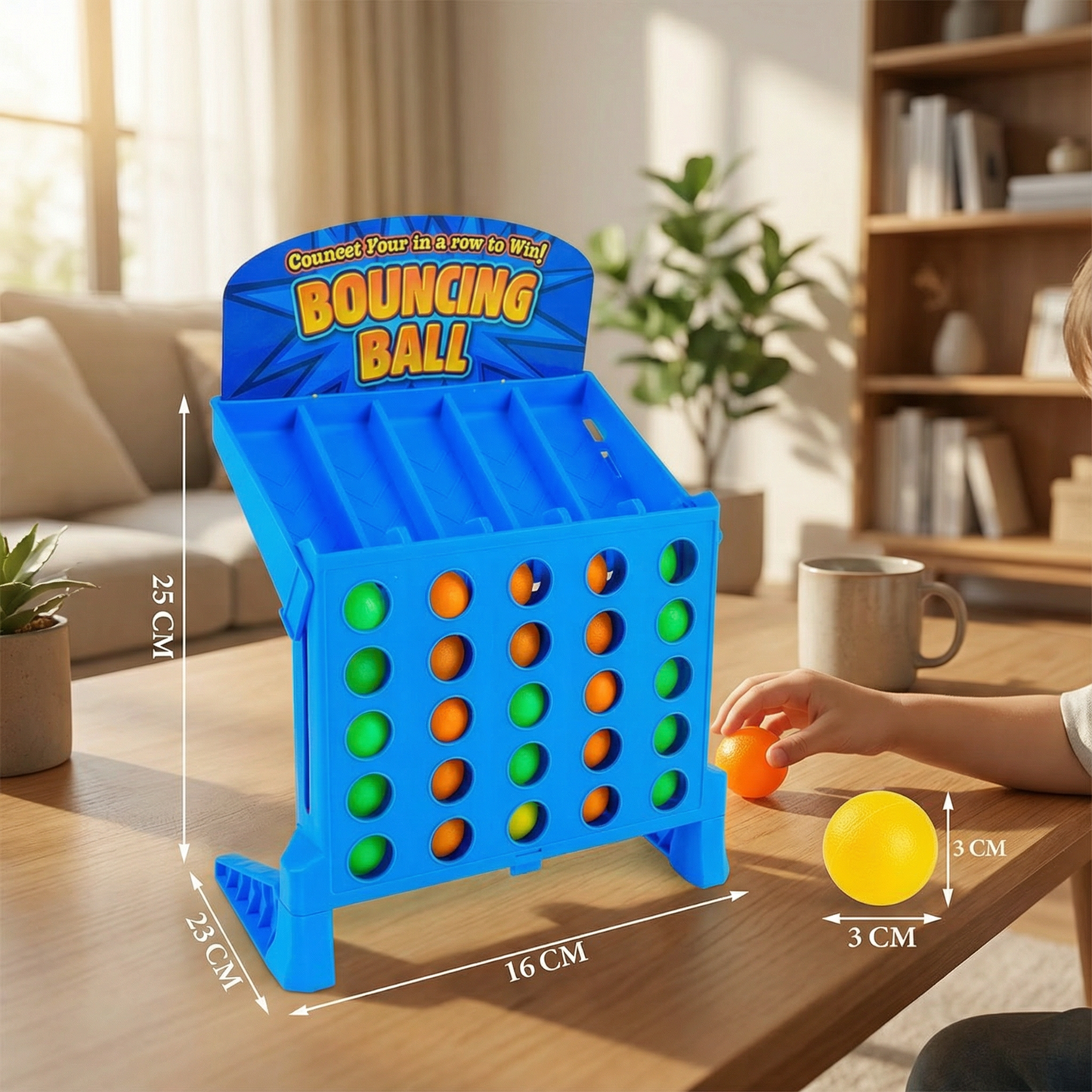 Four in a Row Target Shooting Game