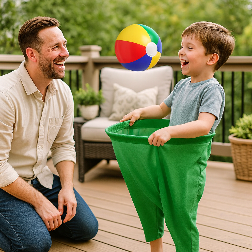 Clown Pants Catch Ball Family Game