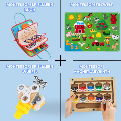 Montessori 4 - In-1 Play & Learn Set