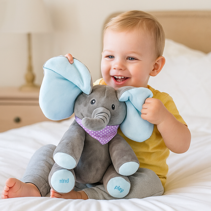 Peek-A-Boo-Elephant - Interactive Plush Toy