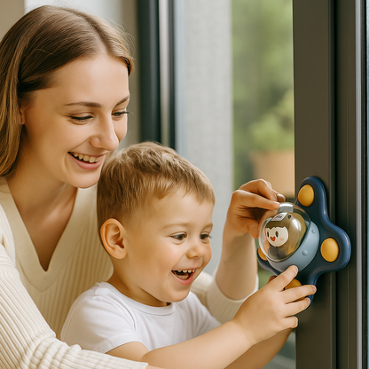 Montessori Suction Cup Spinner – Rotating Educational Toy