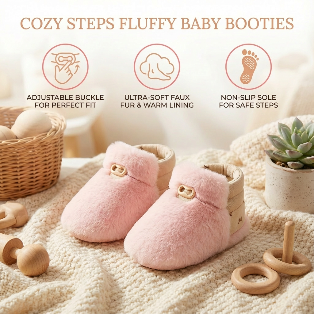 Fluffy Sock Shoes for Babies