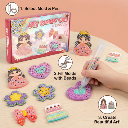 Magical Bead Painting – DIY Set for Kids