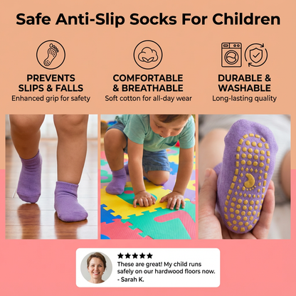 Safe Anti-Slip Socks For Children