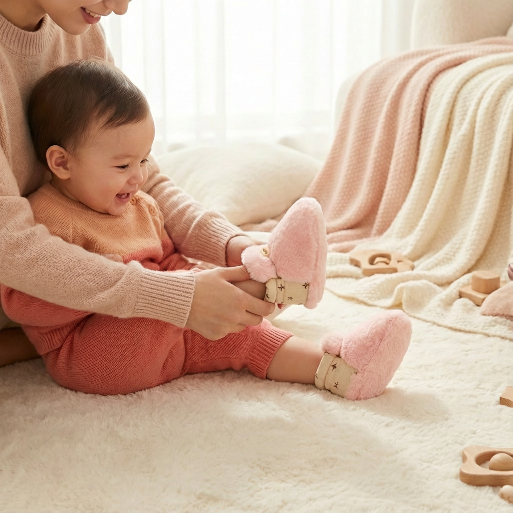Fluffy Sock Shoes for Babies