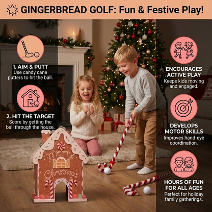 Gingerbread Golf Christmas Toy