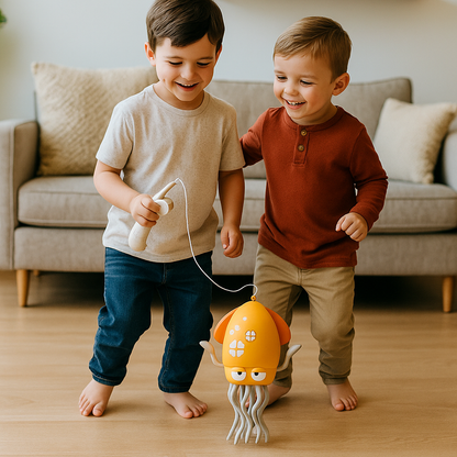 Dancing Squid Tummy Time Toy