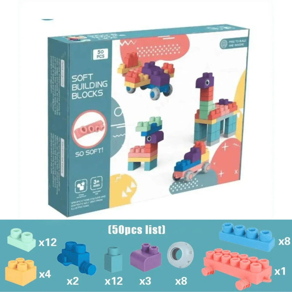 Creative Building Fun for Children - Soft Building Blocks