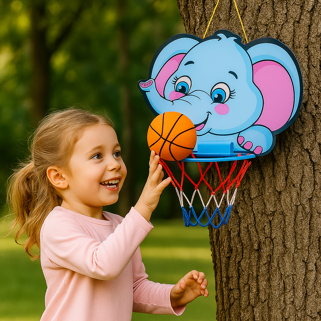 Cute Animal Basketball Set for Kids