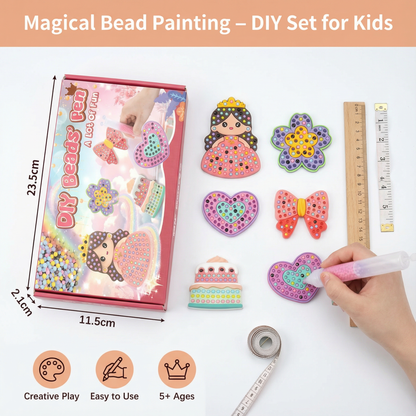 Magical Bead Painting – DIY Set for Kids