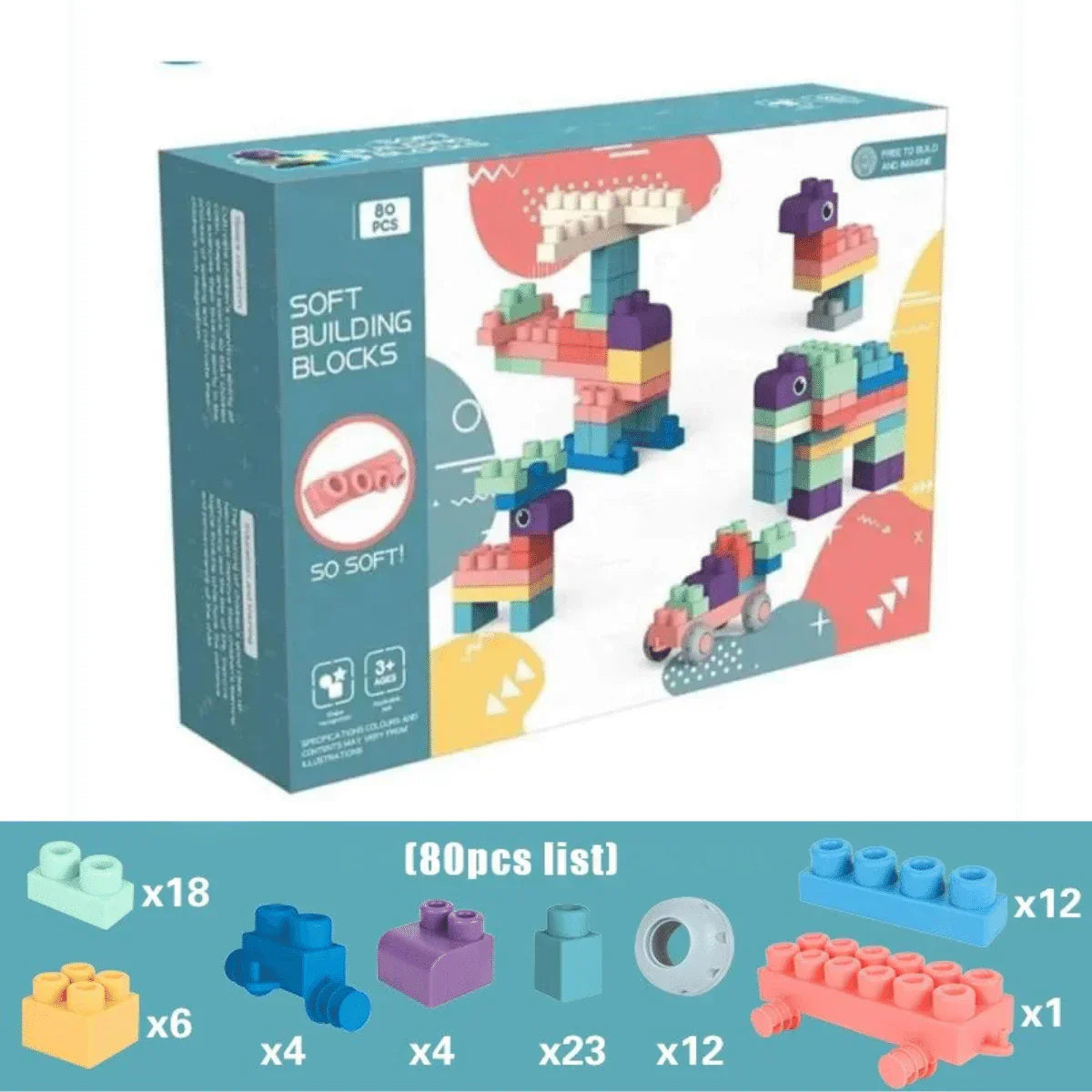 Creative Building Fun for Children - Soft Building Blocks