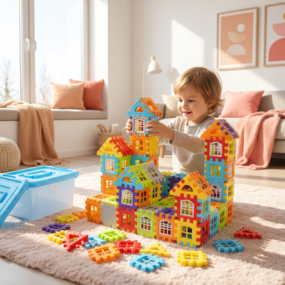 Montessori Window Building Blocks for Children