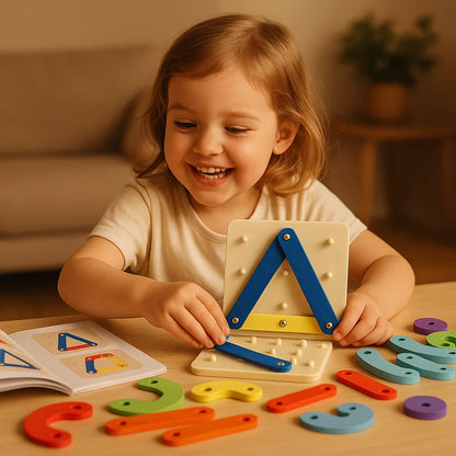 Creative Learning Board for Letters, Numbers and Shapes