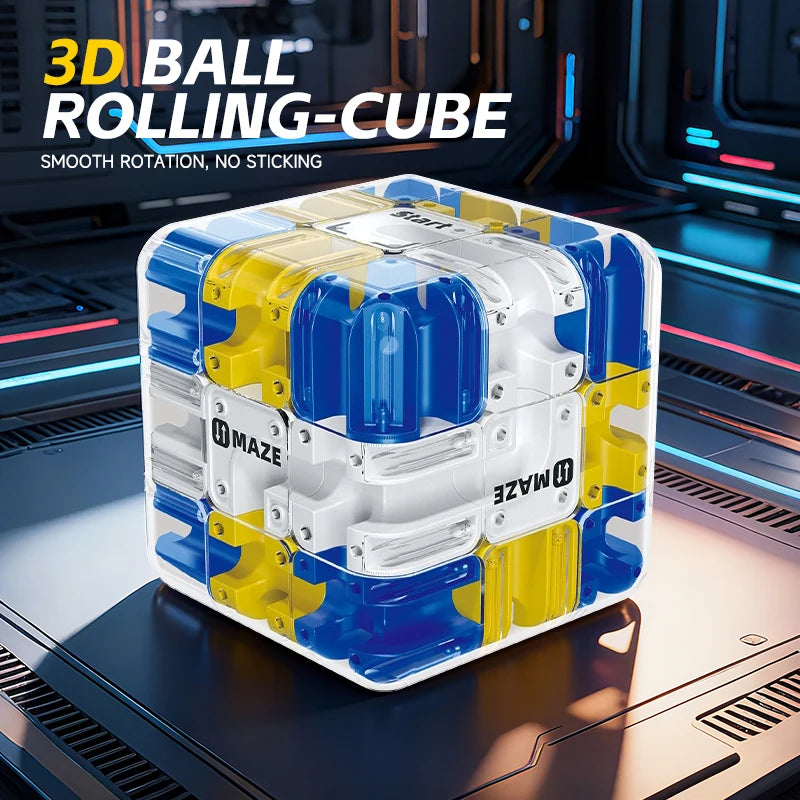 New 3D Maze Magic Cube Children's Educational Toys Creative Labyrinth Puzzle Speed Cube Logical Thinking Anti Stress Toys