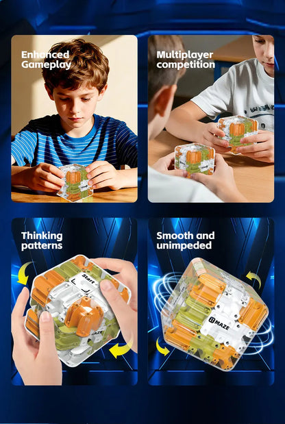 New 3D Maze Magic Cube Children's Educational Toys Creative Labyrinth Puzzle Speed Cube Logical Thinking Anti Stress Toys