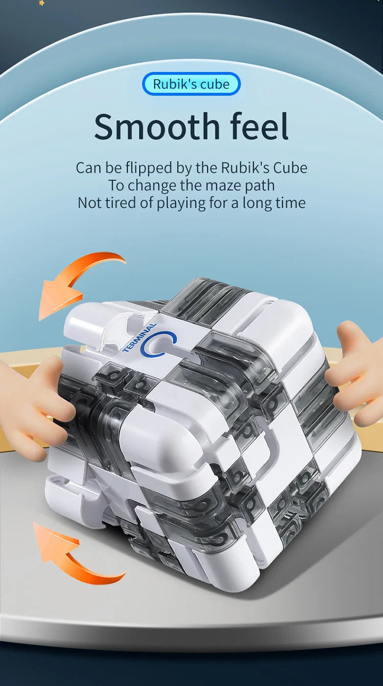 New 3D Maze Magic Cube Children's Educational Toys Creative Labyrinth Puzzle Speed Cube Logical Thinking Anti Stress Toys