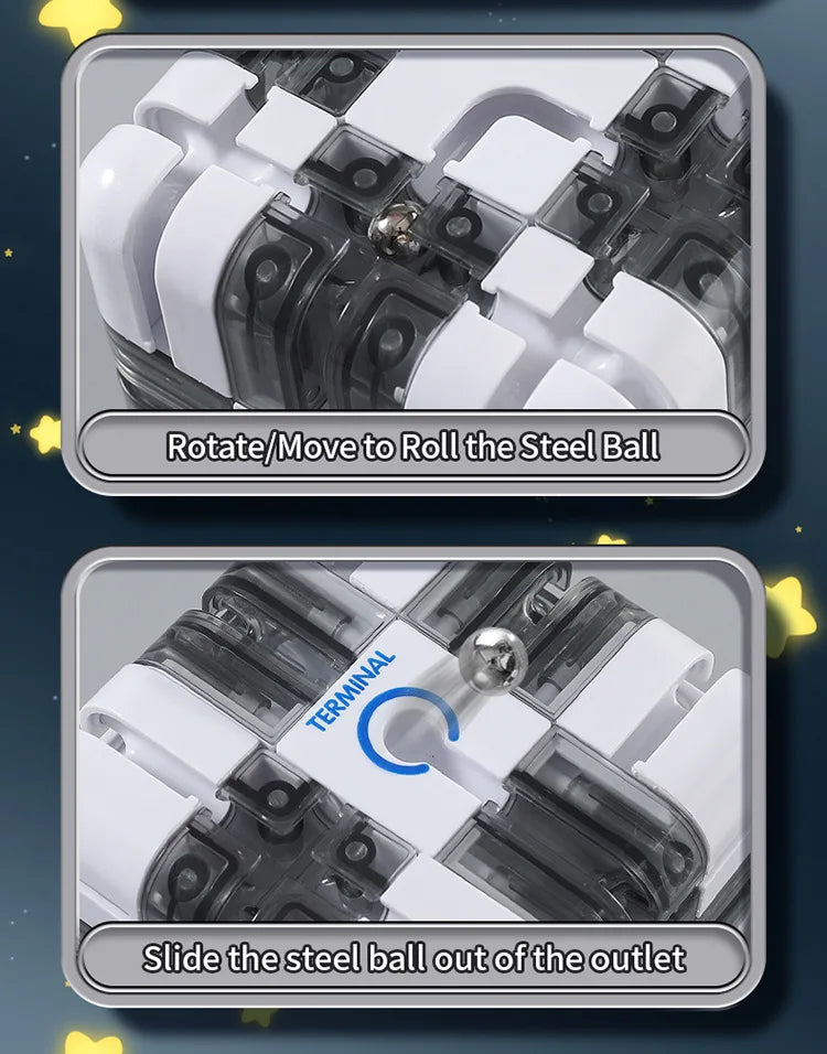 New 3D Maze Magic Cube Children's Educational Toys Creative Labyrinth Puzzle Speed Cube Logical Thinking Anti Stress Toys