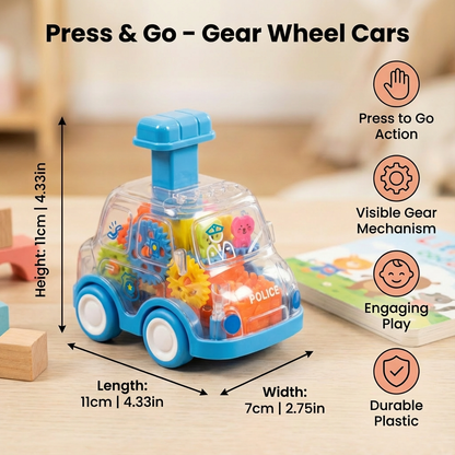 Press & Go – Gear Wheel Cars