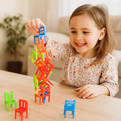 Montessori Chair Stacking Game