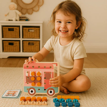 Montessori Colour Chart Bear Plate for Little Craftsmen