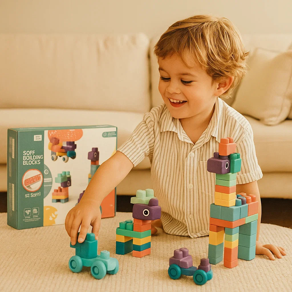 Creative Building Fun for Children - Soft Building Blocks