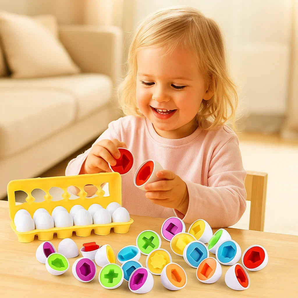 Colourful and Educational Egg Set