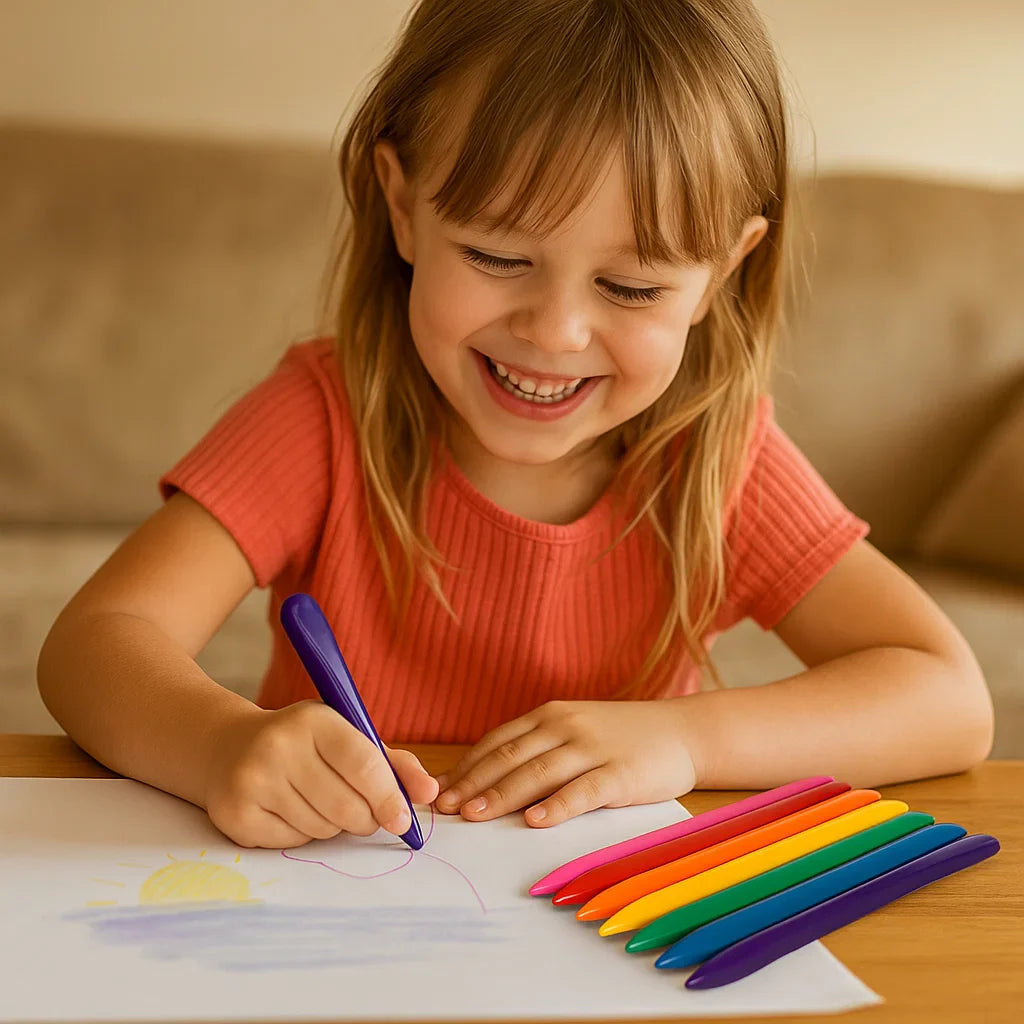 Smudge - Proof Anti - Smudge Coloured Pencils for Creative Children