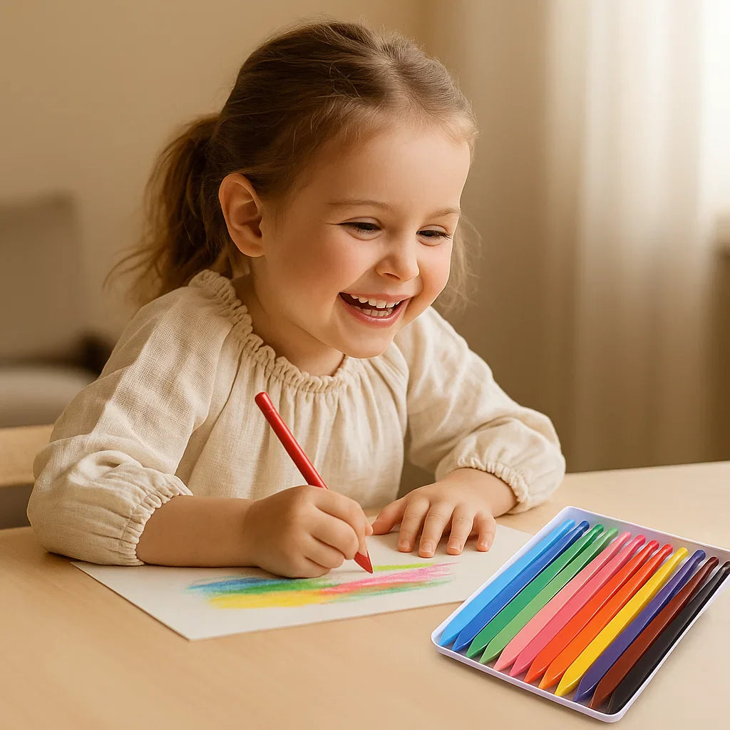 Smudge - Proof Anti - Smudge Coloured Pencils for Creative Children