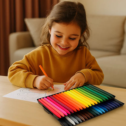 Smudge - Proof Anti - Smudge Coloured Pencils for Creative Children