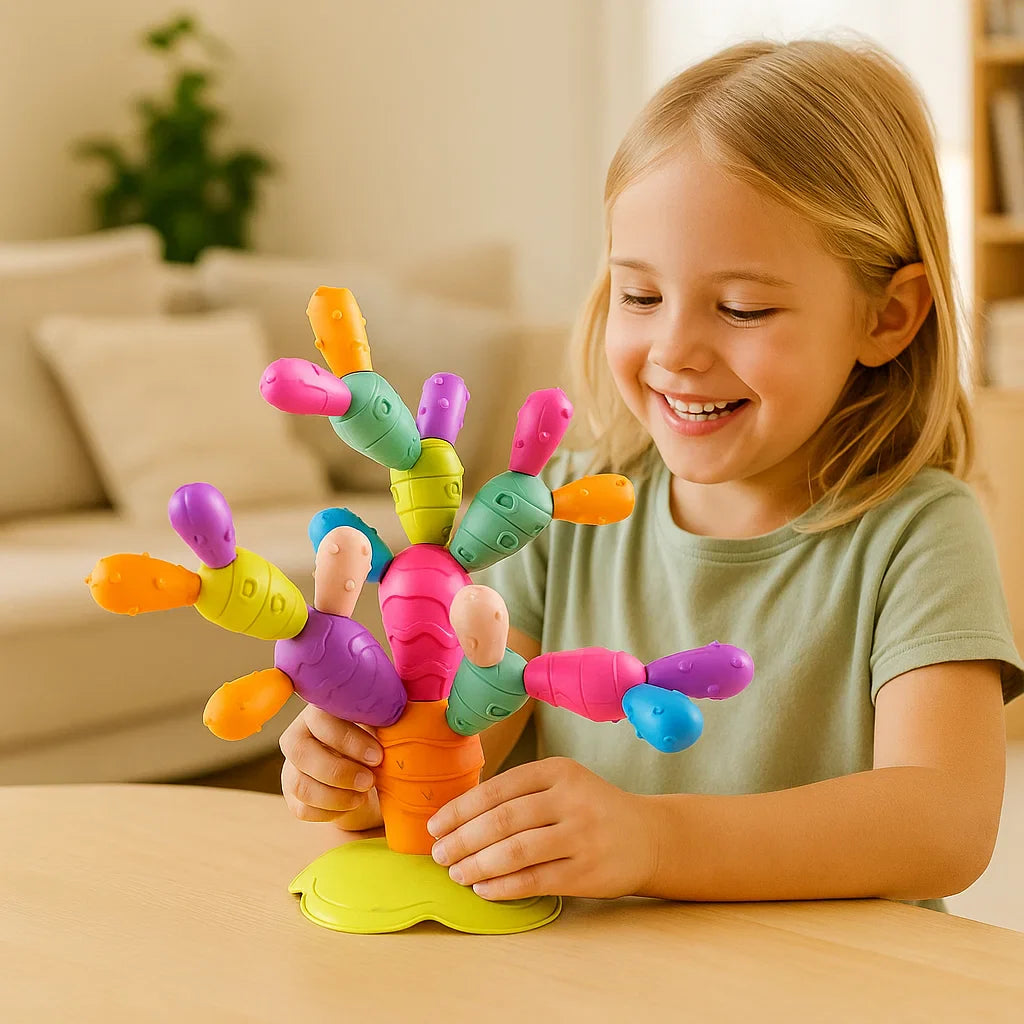 Montessori Magnet Cactus Toy