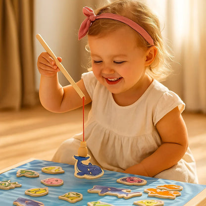 Montessori Fishing Rod Game for Children