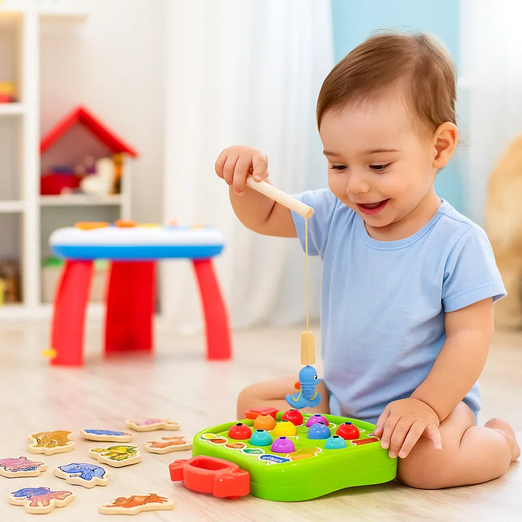 Montessori Fishing Rod Game for Children