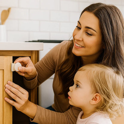 Magnetic Child Safety Cabinet and Door Set