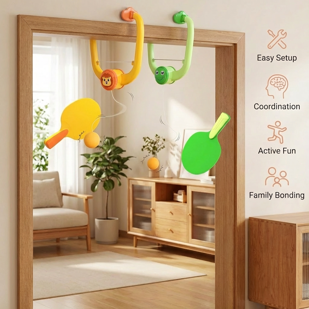 Door Frame Ping Pong Game Set