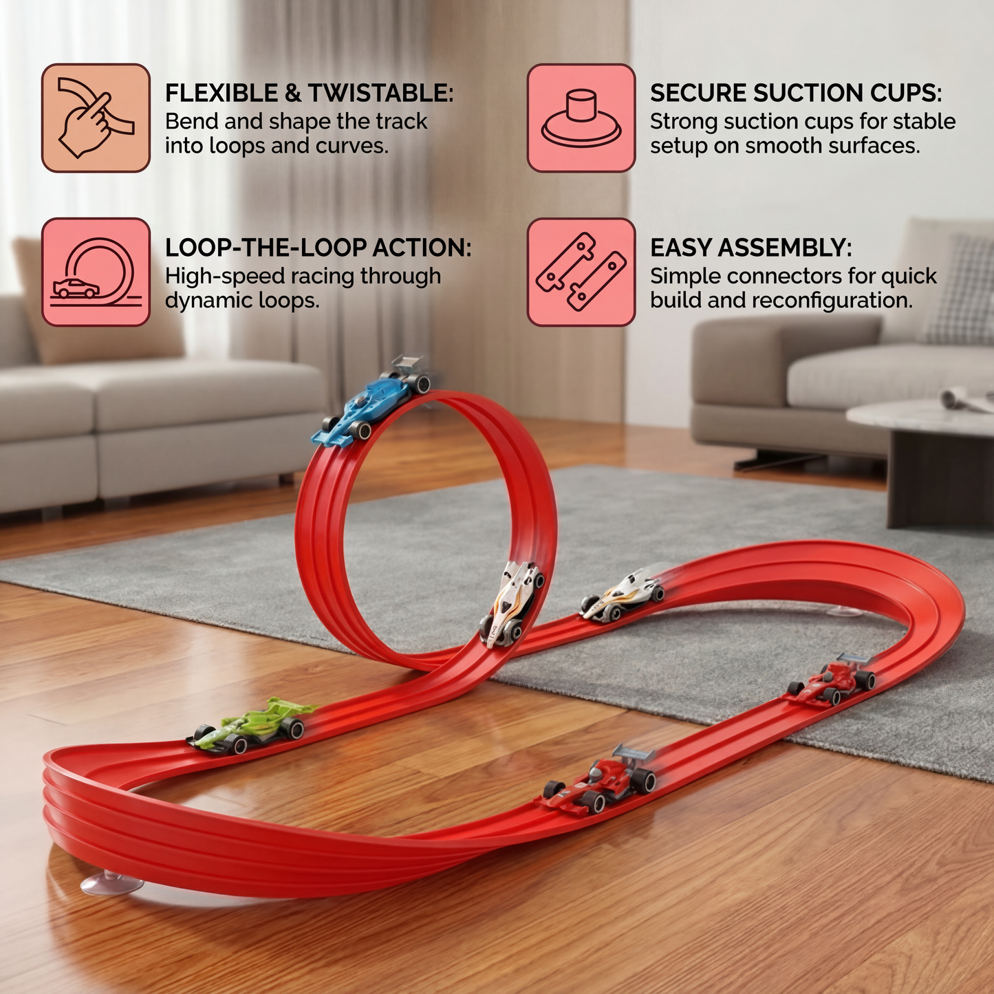 Flexible Racing Track Set