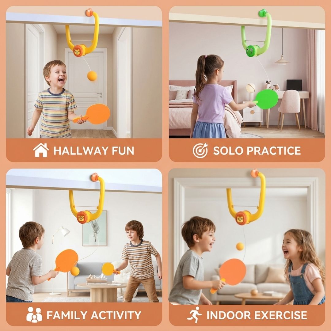 Door Frame Ping Pong Game Set