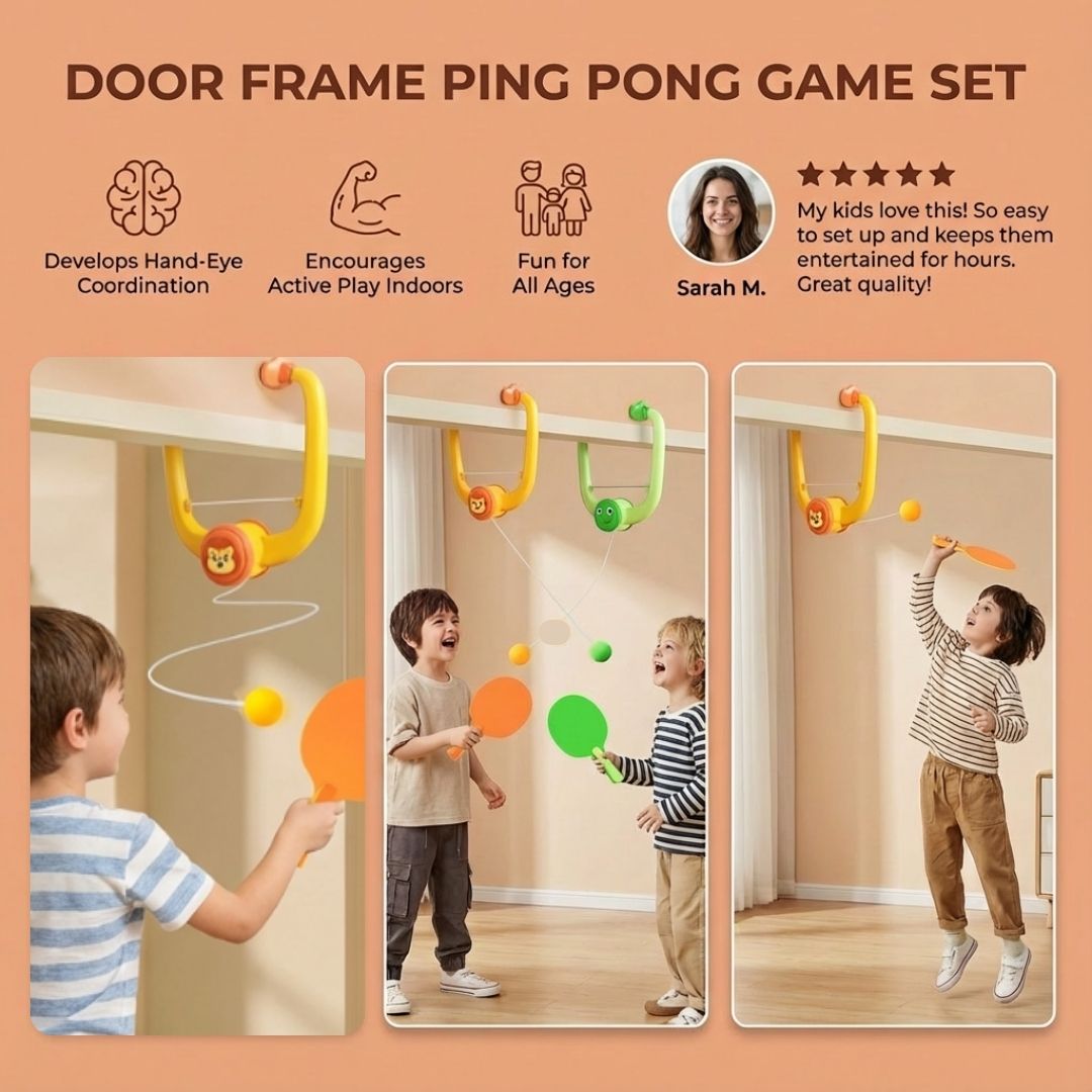 Door Frame Ping Pong Game Set