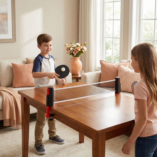 Adjustable table tennis set - suitable for every table!