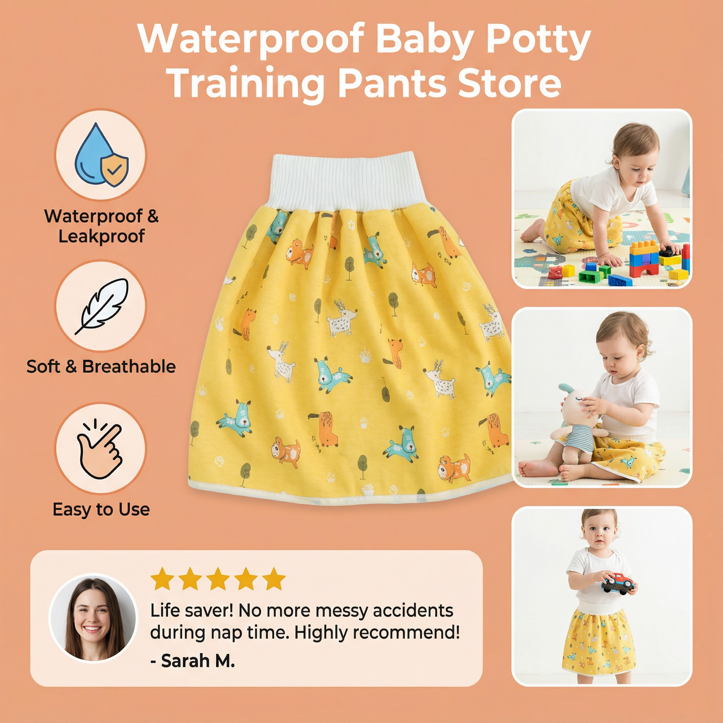 Waterproof Baby Potty Training Pants