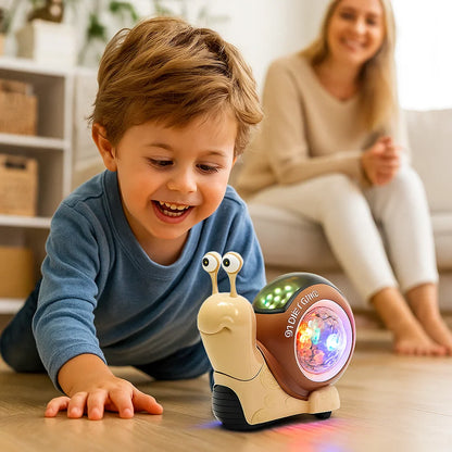 Glowing and Music Playing Crawling Snail Toy