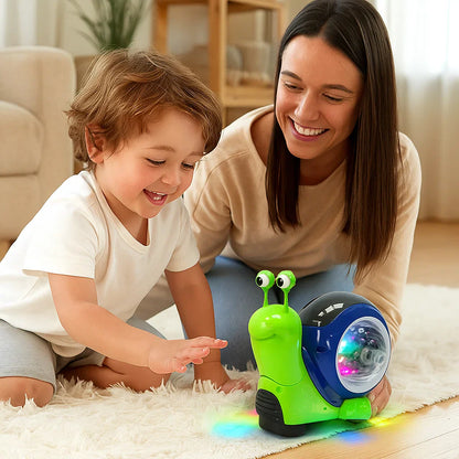 Glowing and Music Playing Crawling Snail Toy
