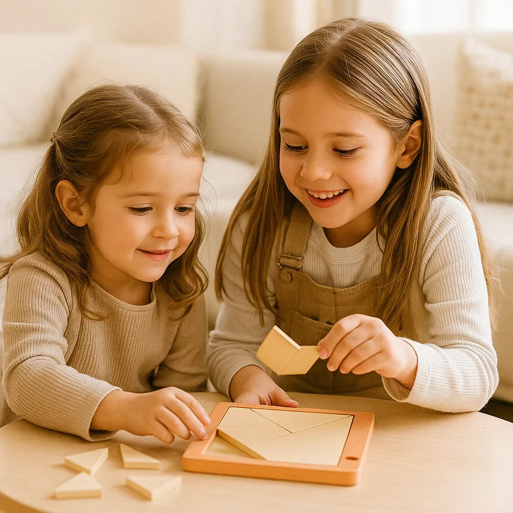 Wooden Tangram Puzzle Game