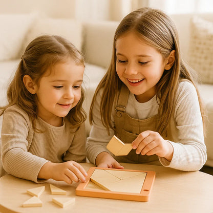 Wooden Tangram Puzzle Game