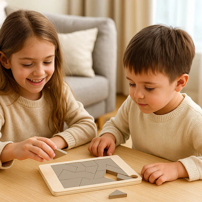 Wooden Tangram Puzzle Game