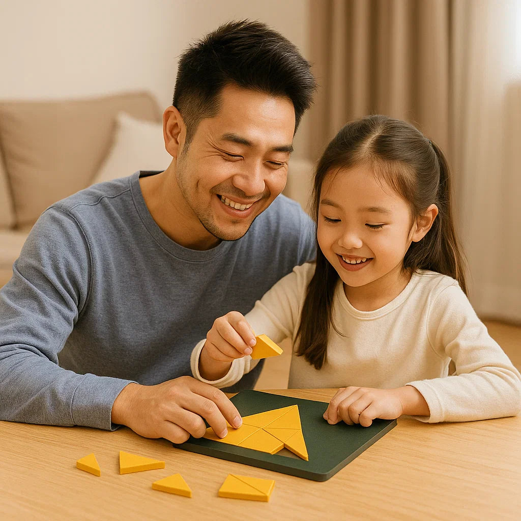 Wooden Tangram Puzzle Game