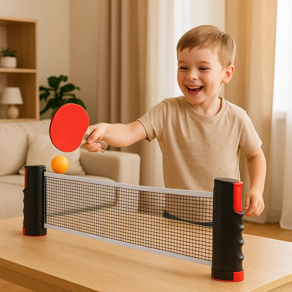 Adjustable table tennis set - suitable for every table!