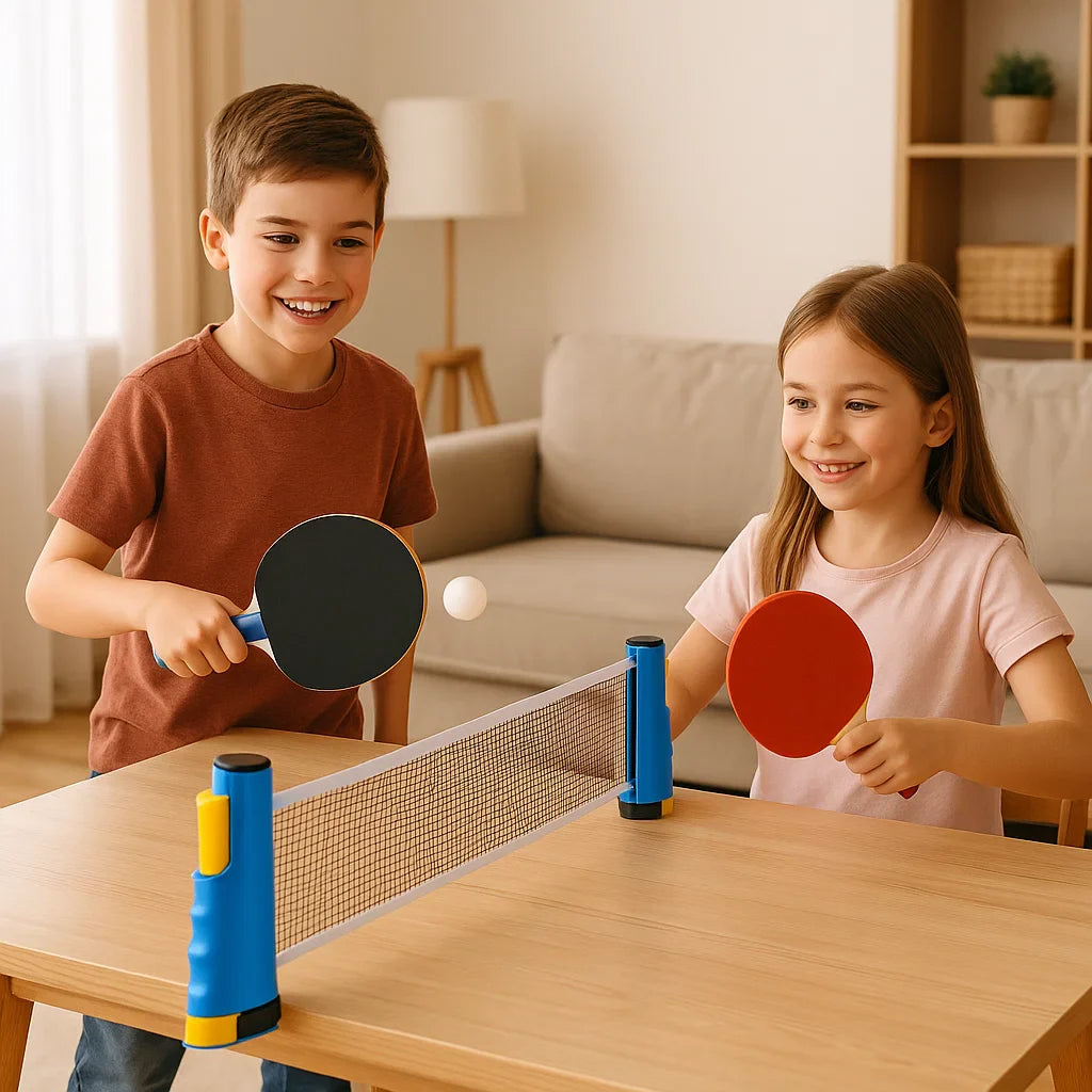 Adjustable table tennis set - suitable for every table!